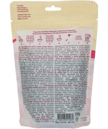 FunCakes Deco Melts Blue AZO Free 250 g - Buy Online on SooperMarket.com
