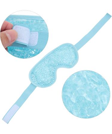 SOIMISS Sky-Blue Sleep Eye Mask | Hot Cold Compress Pack for Puffy Eyes, Headaches, Migraines | Women Men | Sinus & Tension Relief - Buy Online on SooperMarket.com