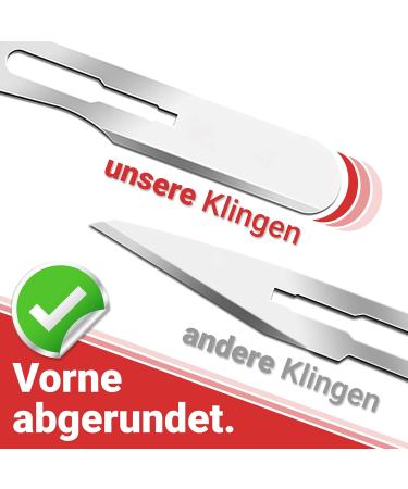 10x Dermaplaning Scalpel Blades - Kosmetex Facial Hair Removal Set | Smooth Skin at Home - Buy Online on SooperMarket.com