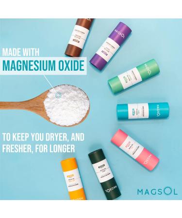 MAGSOL Natural Deodorant for Men Aluminum Free Deodorant for Women (2 Pack) (Sandalwood) - Buy Online on SooperMarket.com