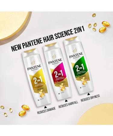 Buy Pantene 2 in 1 Anti Hair Fall Shampoo + Conditioner - 340 ml | Best International Shipping - Buy Online on SooperMarket.com