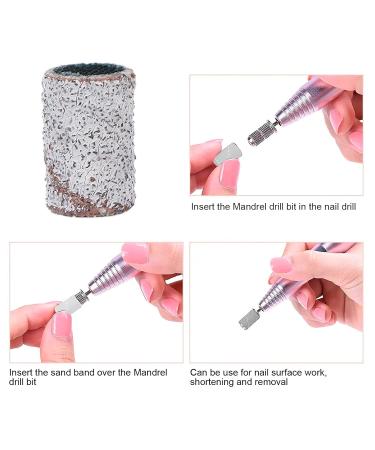 Nail Sanding Circle Bands Nail Art Sanding Bands Pedicure Polishing File 100 Pieces Manicure Sanding Bands Nail Drill Bits Accessories Nail Drill Remove Dead Skin (80#) - Buy Online on SooperMarket.com