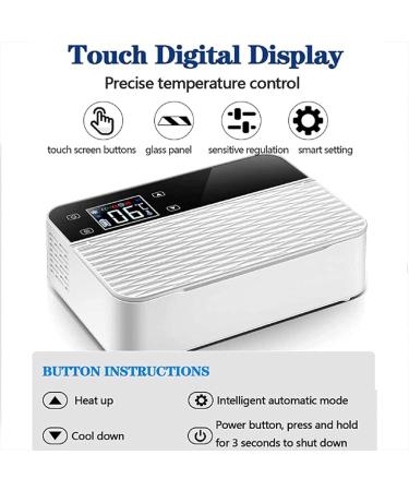 Mini Insulin Refrigerated Box 0-18 c Portable Insulin Cooler Smart Touch Buttons Drug Cooler LCD Display Super Large Capacity for Travel/Eye Drops/interferon/Drug DualCoreVersion-NoBattery - Buy Online on SooperMarket.com