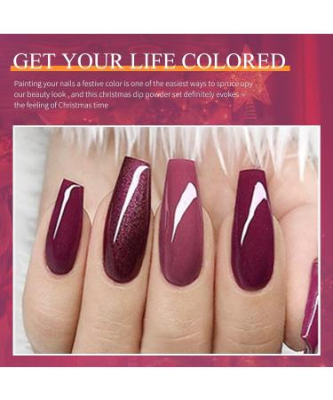 Honey Joy Dark Purple Nail Dip Dipping Powder 1oz (HJ-ND064B-WD17) | Acrylic Color Pigment - Buy Online on SooperMarket.com
