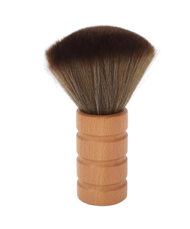 Jauarta Men's Shaving Brush with Wooden Handle Nylon Broken Hair Removal Flexible Shaving Foam Brush