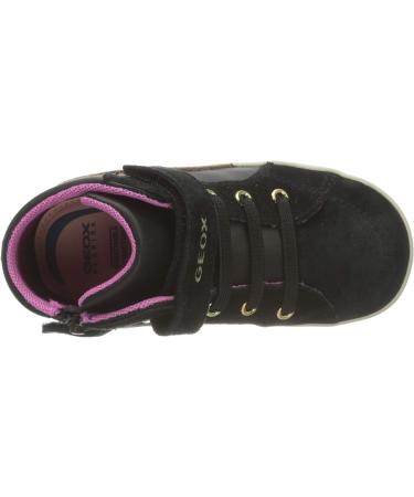 Geox Women's B Kilwi Girl F Sneaker - Black | Size 5 UK - Buy Online on SooperMarket.com