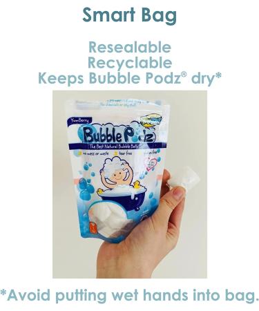 TruKid Bubble Podz Lavender Bubble Bath for Baby & Kids - Gentle, pH Balanced, Natural Ingredients - 24 Count - Buy Online on SooperMarket.com