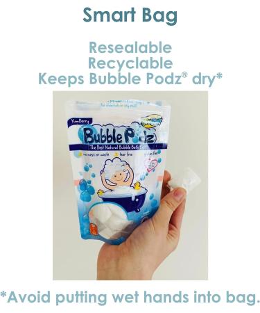 TruKid Yumberry Bubble Podz Bubble Bath for Baby & Kids | Gentle Bath Bomb for Sensitive Skin | pH Balanced 7 | Natural Ingredients | 24 Podz Pack - Buy Online on SooperMarket.com