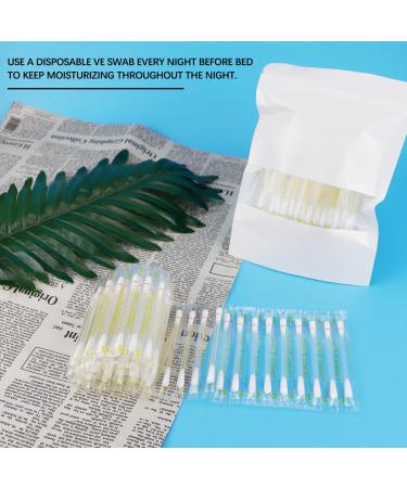 100Pcs Vitamin E Cotton Swabs - Disposable Lip Moisturizers & Dental Care Applicators - Buy Online on SooperMarket.com