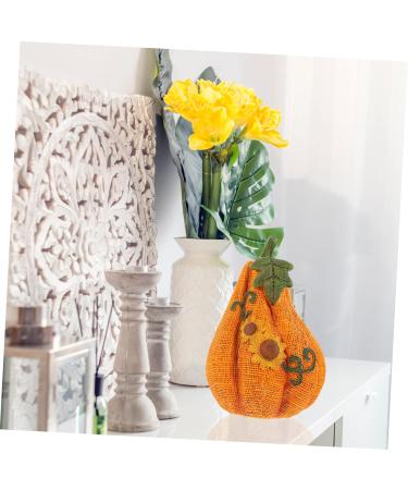 OUNONA 2pcs Resin Pumpkin Model Halloween Party Decor Office Decore Artificial Pumpkin Decoration Resin Pumpkin Ornament Home Decor Resin Crafts Small Pumpkins Fake Pumpkins - Buy Online on SooperMarket.com