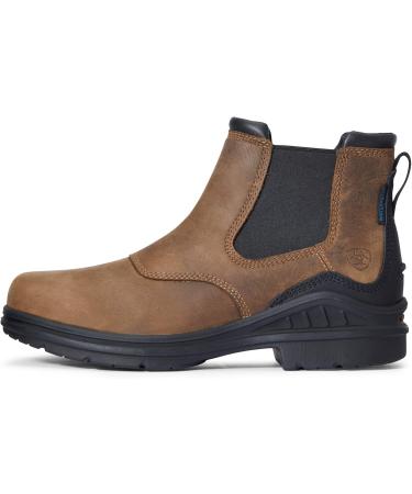 ARIAT Barnyard Twin Gore II Men's Ankle Boots - Antique Brown Size 12.0 (47) | Shop Internationally - Buy Online on SooperMarket.com