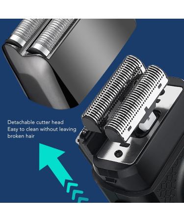 Buy Electric Beard Trimmer - LED Adjustable 3 Gears Detachable Cutter Rechargeable USB Groomer for Perfect Beard Haircuts Internationally - Buy Online on SooperMarket.com