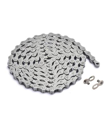 ZONKIE Single-Speed Bicycle Chain 1/2 x 1/8 Inch 122 Links