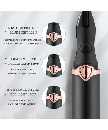 puzzlegame Hot Eyelash Curler - Handheld Eye Lash Curler - USB Heated Eyelash Curler Wand with Intelligent Temperature Control for Both Natural and False Eyelashes - Buy Online on SooperMarket.com