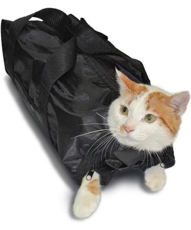 Yuehua Mech Cat Care Bag | Pet Pocket Bag for Nail Clipping & Bathing | Anti-Bleeding Scratch-Resistant Mesh Pockets - Buy Online on SooperMarket.com