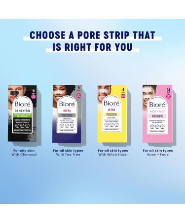 Biore Charcoal Pore Strips - Pack of 6 - Buy Online on SooperMarket.com