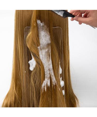 FRCOLOR 2pcs Transparent Hair Salon Highlighting Board Hair Dyeing Medicinal Board Highlighting Board Hair Foiling Board Coo Board Tool Hair Dye Paddle Pointed Tail Comb - Buy Online on SooperMarket.com