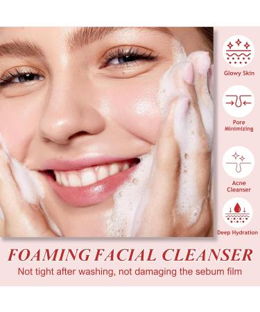 Tomato Foaming Cleanser Hyaluronic Acid Foaming Facial Cleanser Sensitive Face Wash With Hyaluronic Acid Tomato Facial Cleanser For Dry Skin Remove Impurities & Control Shine 100ml - Buy Online on SooperMarket.com
