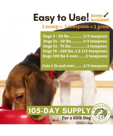 Wholistic Pet Organics Diatomaceous Earth Wormer 4.5 oz - Buy Online on SooperMarket.com