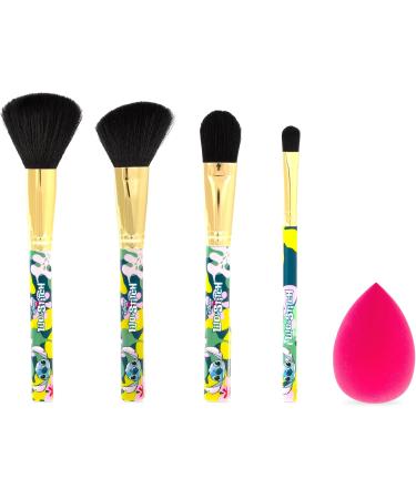 MAD BEAUTY Disney Lilo & Stitch Cosmetic Brush Set Plus Blender Sponge Beauty & Self-Care Gifts Four Brushes For Versatile Use - Buy Online on SooperMarket.com