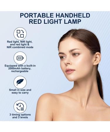 Sthmolepy Handheld Red Light Lamp Near Infrared Light for Body Portable LED Red Light Wand with 660nm & 850nm at Home Use - Buy Online on SooperMarket.com