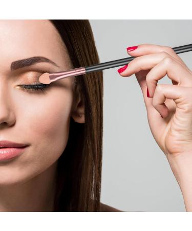 WLLHYF 20-Piece Eyeshadow Applicators Set | Reusable Double-Sided Makeup Brushes for Women & Girls | Professional Eyeshadow Tools - Buy Online on SooperMarket.com