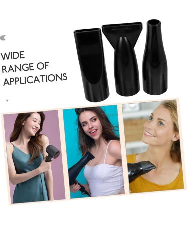 Didiseaon 3pcs Pet Water Blower Accessories Diffuser Hairdryer Blow Dryer Nozzle Hair Dryer Hair Dryer Attachment Nozzle Dryer Nozzle Replacement Hairdressing Tool The Dog Mouthpiece Abs 12.00X6.10X4.00CM Black - Buy Online on SooperMarket.com