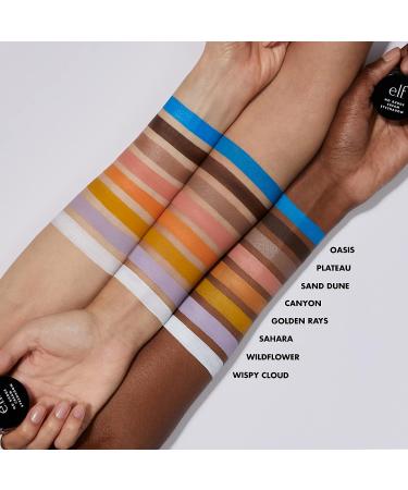 e.l.f. No Budge Cream Eyeshadow - Sand Dune | 3-in-1 Primer, Liner & Eyeshadow | Vegan & Cruelty-Free - Buy Online on SooperMarket.com
