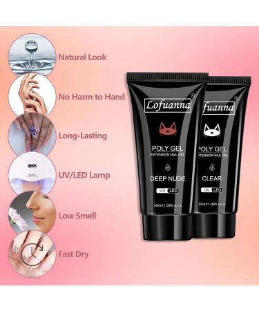 Ultimate Poly Gel Nail Kit - Acrylic Gel Polygel Set with Manicure Tools for Stunning Nail Extensions | Ideal for Women - Buy Online on SooperMarket.com
