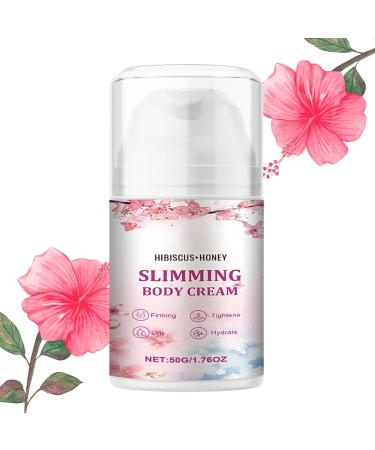 Skin Tightening Cream Body for Belly Fat Hibiscus & Honey Skin Firming Body Cream Cellulite Cream Hibiscus & Honey Body Shaping Cream Cellulite Remover Lifting Moisturizing Elasticity Natural