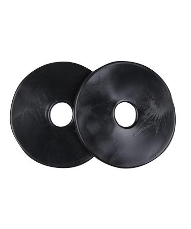 LeMieux Silicone Horse Bit Equestrian Rings Pairs in Black - Soft Pliable Reduces Chafing & Rubbing - One Size