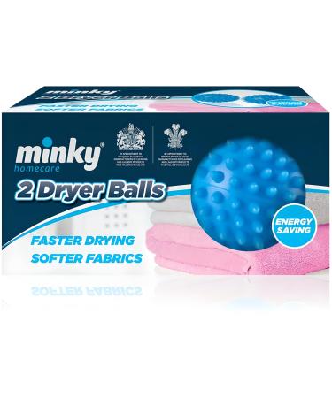AMK Dryer Aero Balls Pack of 2 Fast Drying Softer Fabric Energy Saving Plastic Spikes