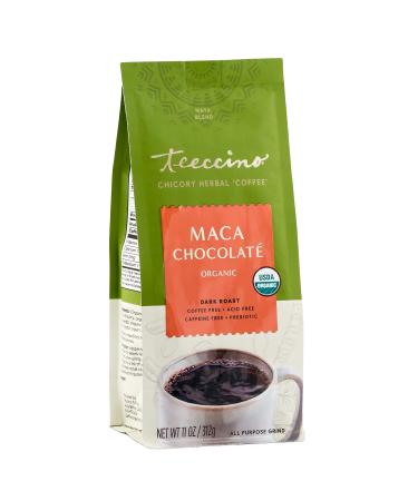 Teeccino Organic Chicory Herbal 'Coffee' Dark Roast Maca Chocolate Caffeine Free 11 oz (312 g)