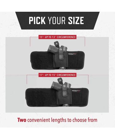 ComfortTac Ultimate Ankle Holster for Glock, Smith & Wesson, Ruger, Sig Sauer - Fits Up To 13 Leg - Concealed Carry Holster - Buy Online on SooperMarket.com