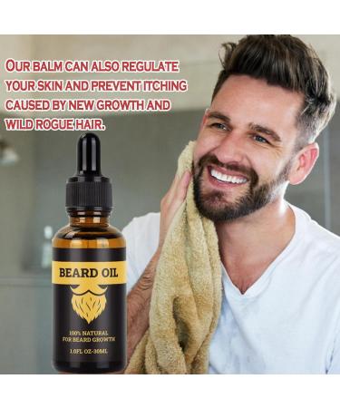 Bart l-Balsam Kit | Men's Balm & Rinse Care Oil 30ml | Organic Moisturizing & Hair Growth Solution - Buy Online on SooperMarket.com