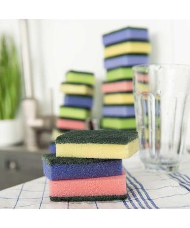 Buy SIDCO 100 x Pot Scrubber Cleaning Sponge | Durable Dishwashing & Kitchen Sponge - Fast International Shipping - Buy Online on SooperMarket.com