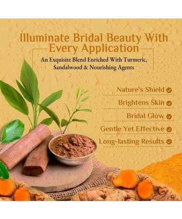 Richfeel Bridal Radiance Facial Kit - Haldi & Chandan Blend for Lasting Bridal Glow Tan Removal Instant Brightening |30 g - Buy Online on SooperMarket.com