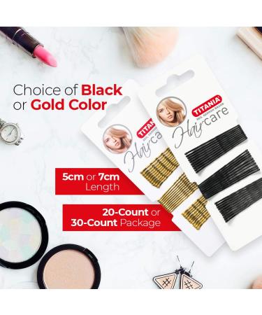 TITANIA Black Hair Clips 7cm - Premium Quality 1 Pack (38g) | Shop Internationally - Buy Online on SooperMarket.com