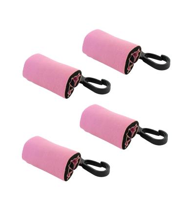 Birdz 4 Clip-On Neoprene Pink Sleeve Lip Balm Holsters Lipstick Holder Key Chain