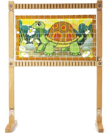 Melissa & Doug Wooden Multi-Craft Weaving Loom - Extra-Large Frame - 22.75 x 16.5 inches - Buy Online on SooperMarket.com