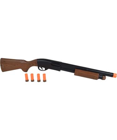 Sunny Days Pump Action Blaster with Realistic Sounds & Ejecting Shells | Cowboy Costume Toy for Kids - Maxx Action Wood Grain Blaster - Buy Online on SooperMarket.com