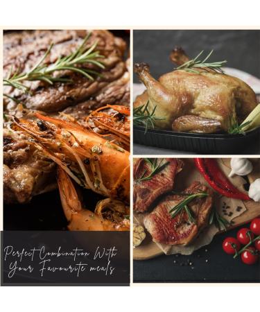 Huggiberries Organic Rosemary Leaves-Spice 3.5 OZ (100g) - Pure High Aromatic Flavor for Meat, Vegetables & Soup | USDA Approved, GMO & Gluten Free, Raw Vegan - Immunity Boosting & Wellness Support - Buy Online on SooperMarket.com