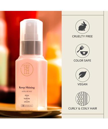 TPH by Taraji Keep Shining Dry Oil Mist 3oz - Hydrating Hair Treatment - Buy Online on SooperMarket.com