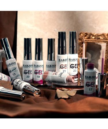 RARJSM Nail Art Gel Liner Set - 12 Colors Autumn Winter Collection for DIY Manicure Design - Soak Off, Salon Quality - Buy Online on SooperMarket.com