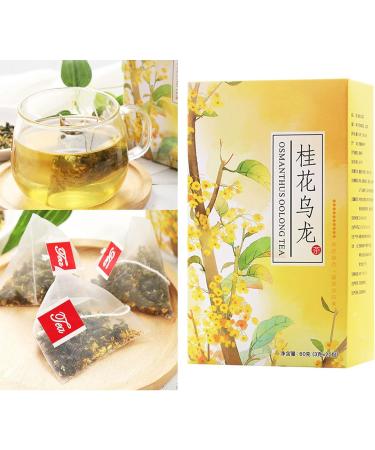 20 Count Natural Osmanthus Oolong Tea Fragrans Flower Leaves Bag for Family Friends - Buy Online on SooperMarket.com