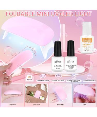 Cooserry 79 in 1 Acrylic Nail Kit with Drill, UV Light, and Glitter Powder - Professional Nails Set with Gel Polish - Perfect for Beginners and Professionals - Buy Online on SooperMarket.com
