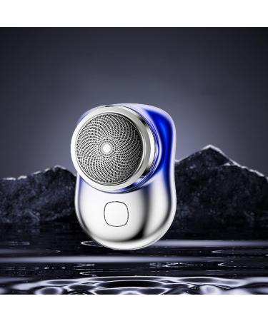 Men's Beard Trimmer - Cordless Rechargeable Mustache Clipper & Portable Electric Body Trimmer | Perfect Gift for Him (Blue - Buy Online on SooperMarket.com