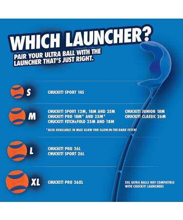 Chuckit Ultra Ball XLarge for Dogs - 8.5 cm Waterproof & Durable Dog Ball - Compatible with Chuckit Launchers - Multi-Colored 1-Pack - Buy Online on SooperMarket.com