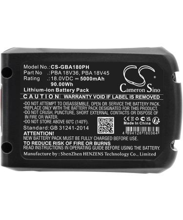 ELMEKO Replacement Battery for Gardena P4A Series - Compatible 18V/72 PBA 18V20 PBA 18V36 AquaClean - 5000mAh Power Solution - Buy Online on SooperMarket.com