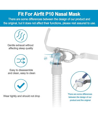 Short Tube Assembly & Frame for Airfit P10 - Hose & Frame Supplies with Elbow and Swivel - Buy Online on SooperMarket.com